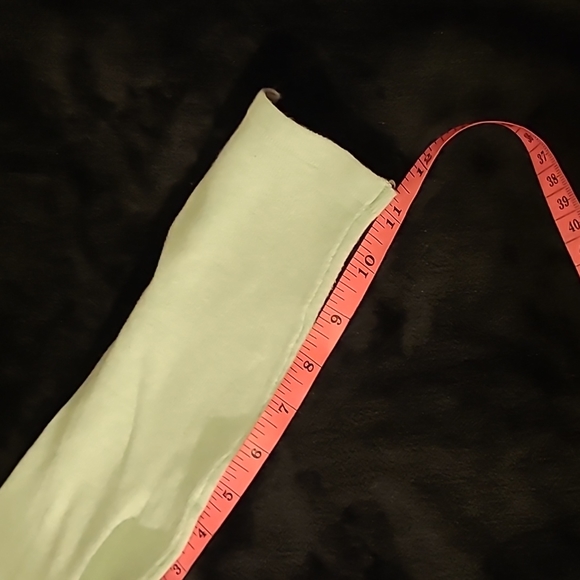 WAS $48. KERSH Powder Green 3/4 Sleeve Buttondown Sweater Ribbed Wi - Picture 10 of 14